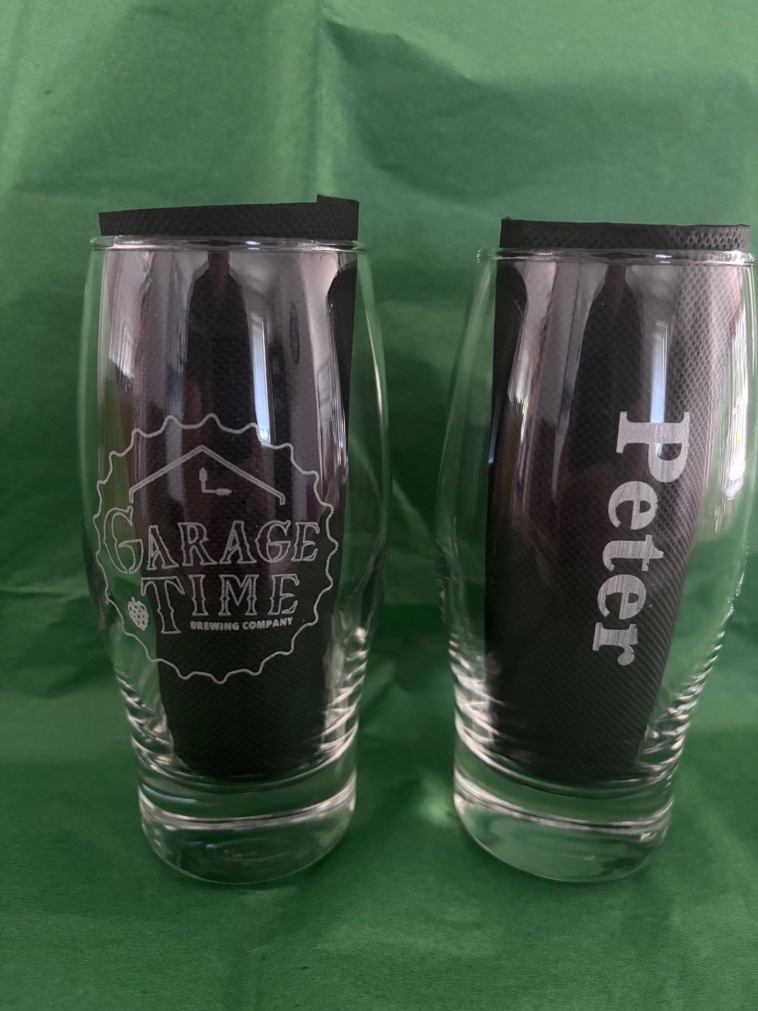 Personalized engraved glasses